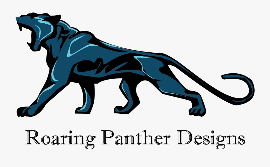 Transparent Panther Walking Clipart - Drawings Of Panthers Roaring, Transparent Clipart
