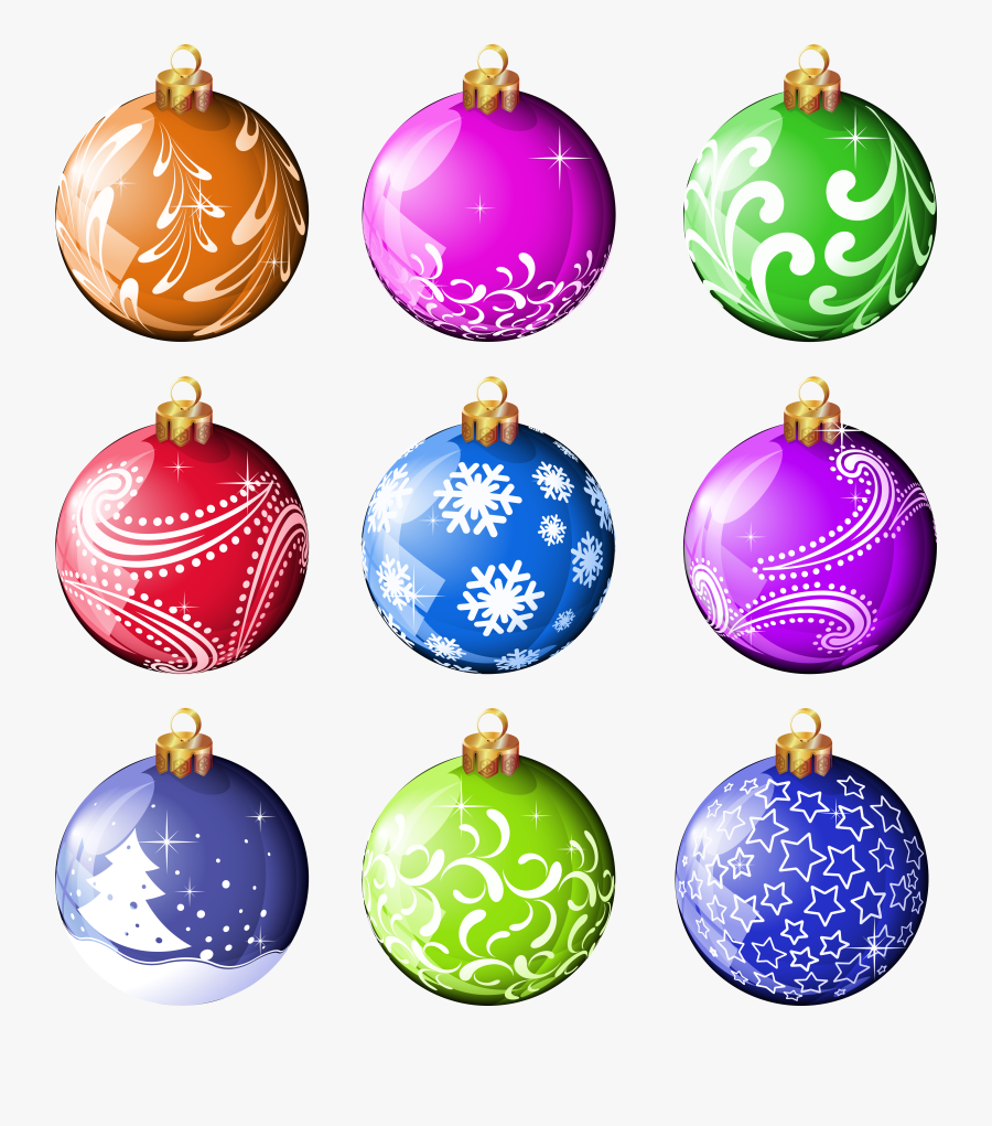 Images For Blue Christmas Ornament Clipart Clip Art - Christmas Balls Clipart, Transparent Clipart