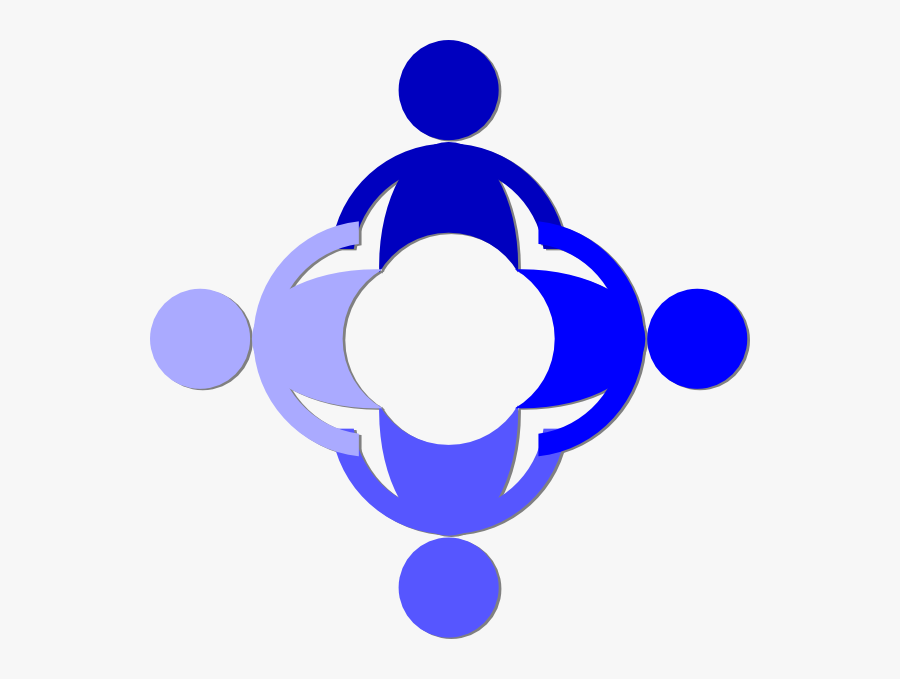 Blue Community Svg Clip Arts - Hands Holding Icon Circle, Transparent Clipart
