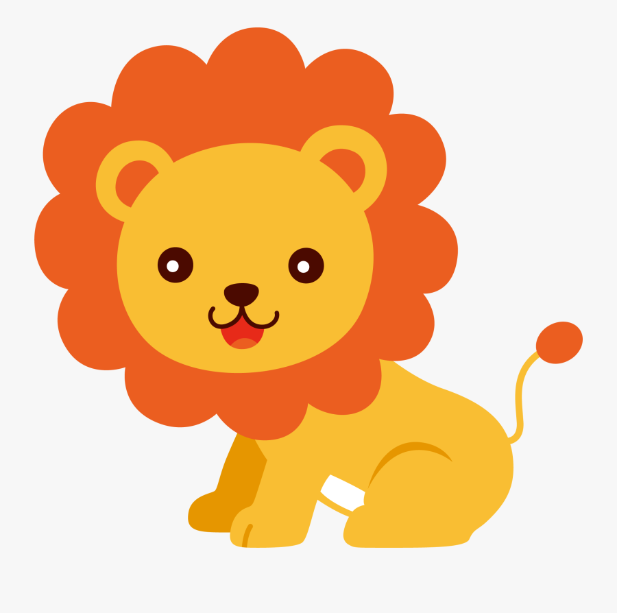 Ib Qub V Nhi - Cute Lion Clip Art, Transparent Clipart