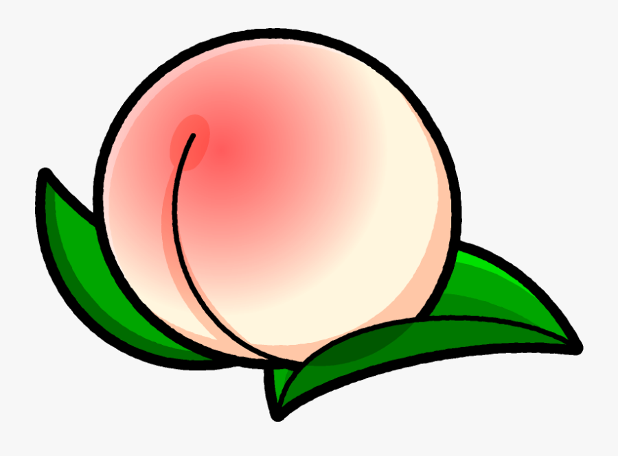 Transparent Peach Cartoon Png, Transparent Clipart