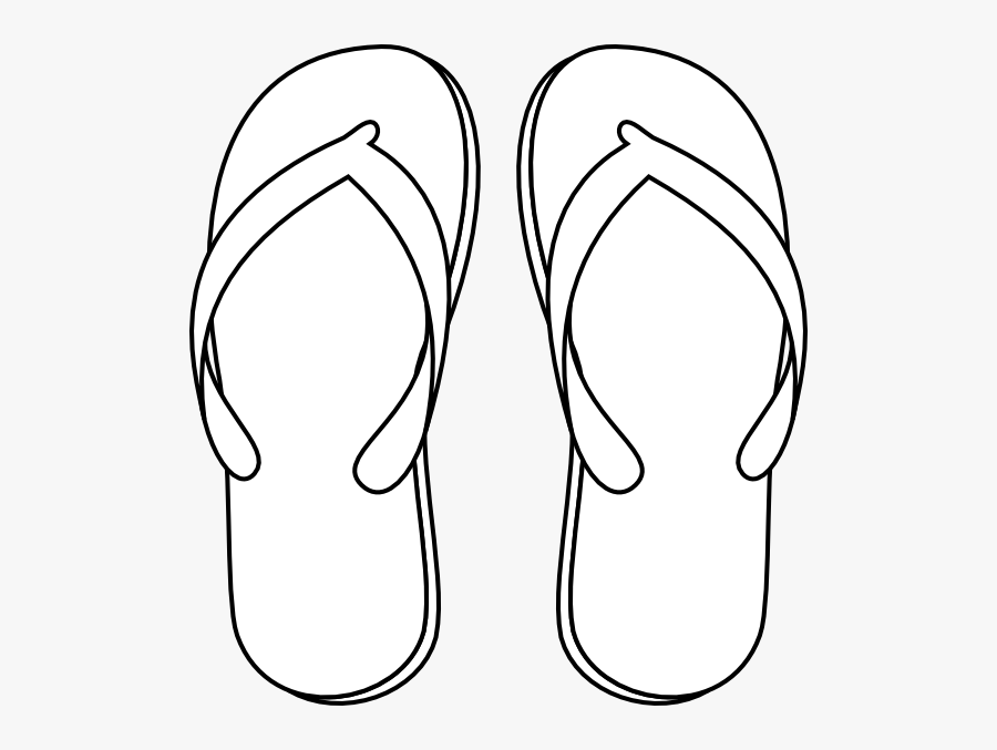 flip flops black and white