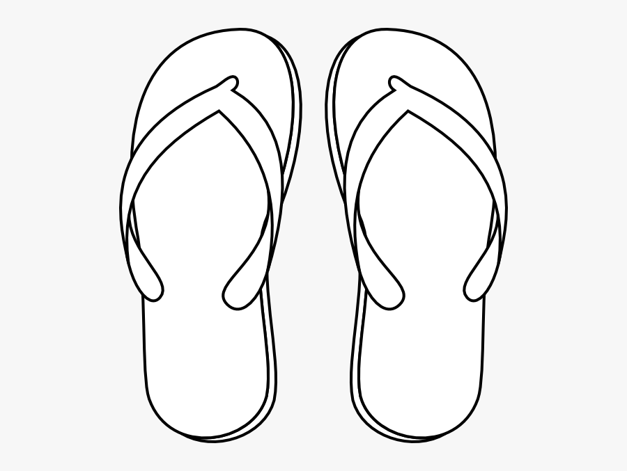 Flip Flop Black And White , Free 