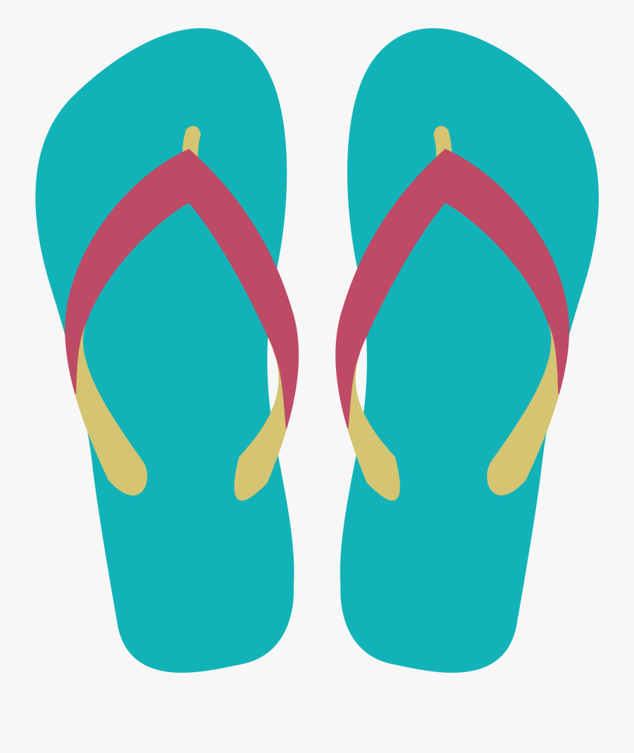 Flip Flop Clipart - Flip Flop Clipart Transparent Background, Transparent Clipart