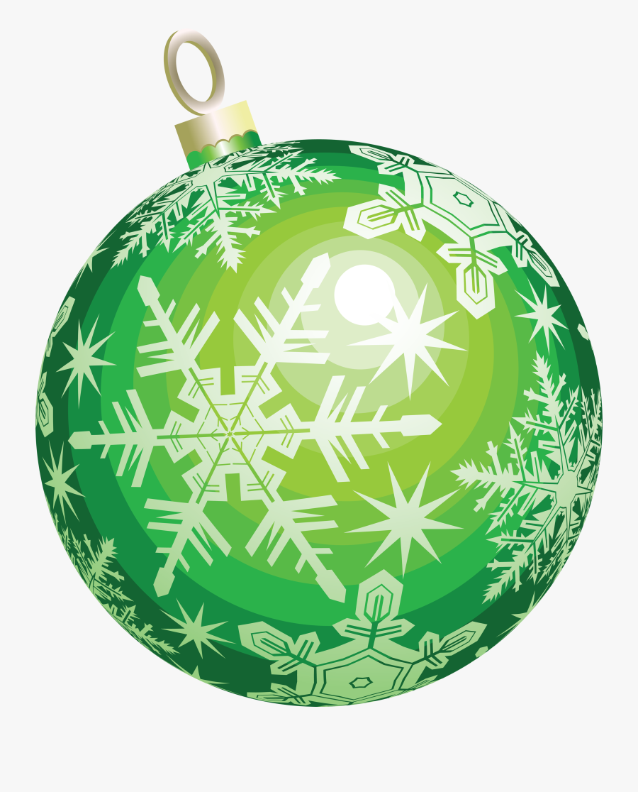 Transparent Christmas Ornament Clipart - Green Christmas Ornament Png, Transparent Clipart