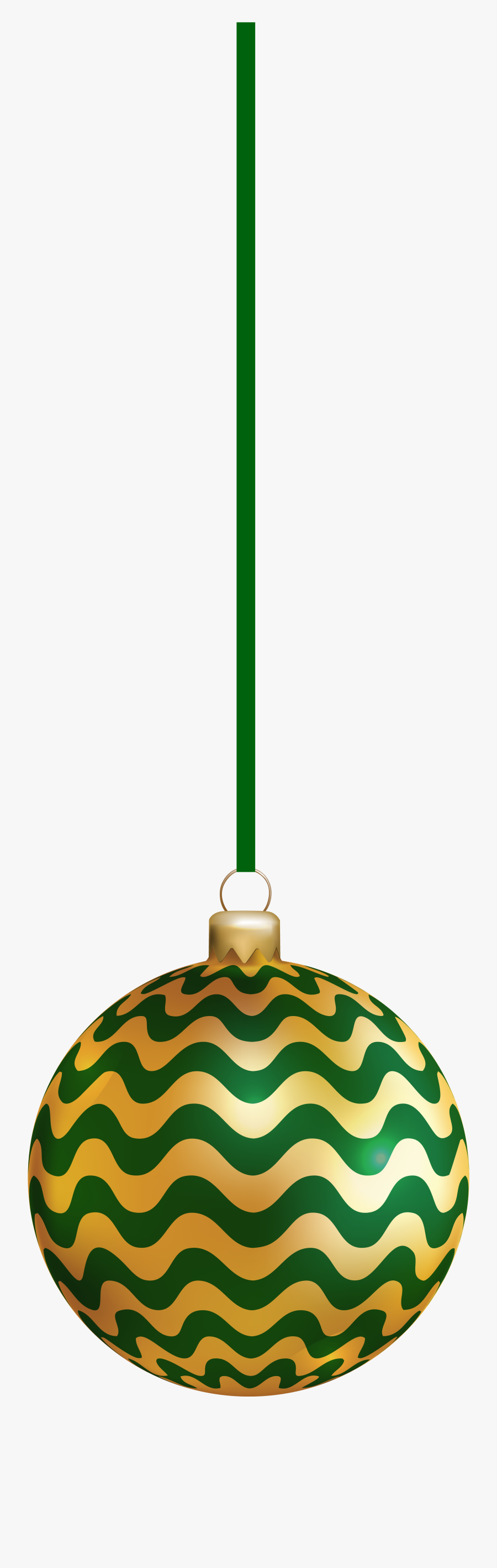 Christmas Ornament Green Deco Clip Art, Transparent Clipart
