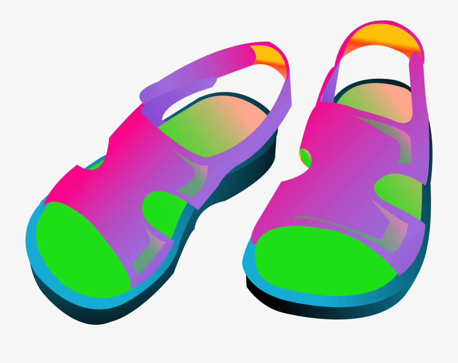 Flip Flop Clipart Chancla - Flip Flops Sandals Clipart, Transparent Clipart