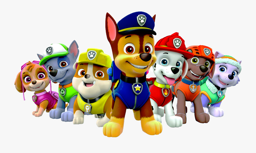 Faces Clipart Paw Patrol - Paw Patrol Characters Png, Transparent Clipart