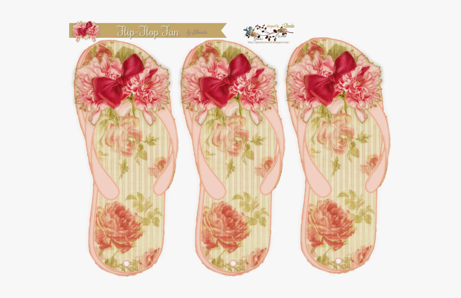 July Clipart Flip Flop - Flip-flops, Transparent Clipart