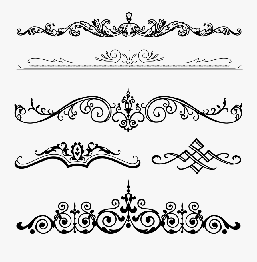 Ornaments A Digital Scrapbooking - Vector Ornaments Hd Png, Transparent Clipart