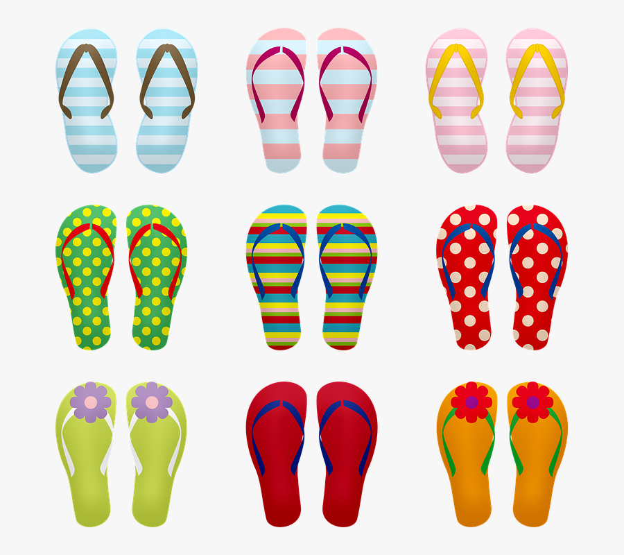 Flip Flops Sandals Summer Beach Shoes Vacation ビーチ サンダル イラスト 無料 Free Transparent Clipart Clipartkey
