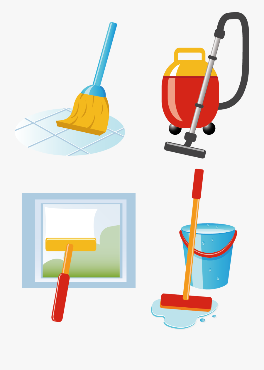 Cleaning Vacuum Cleaner Laundry Clip Art - Cleaning Vector Hd, Transparent Clipart