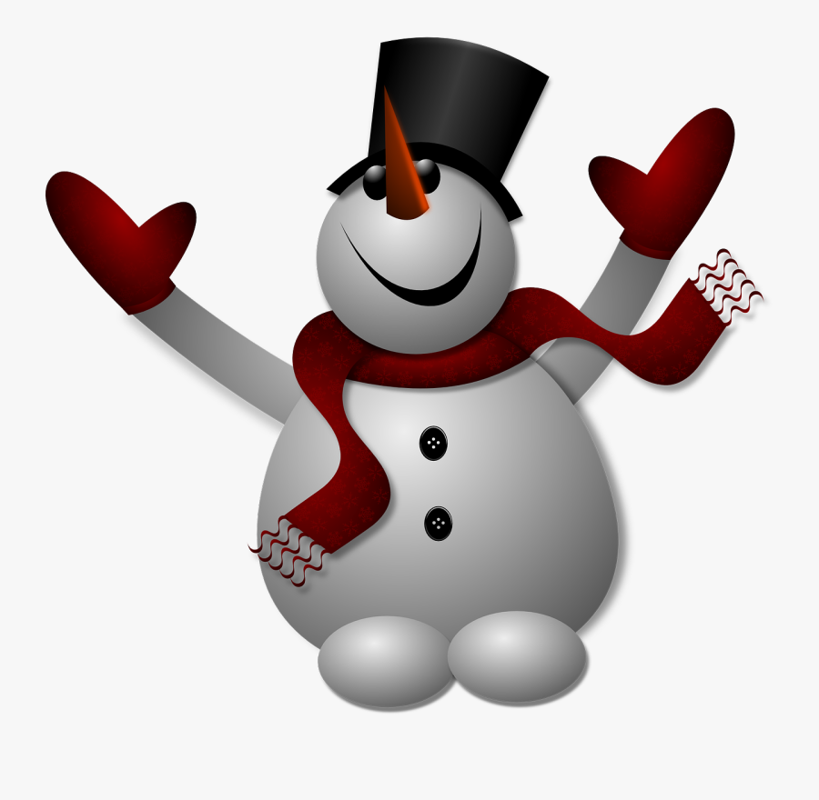 Snowman Free To Use Clip Art - Bonhomme De Neige Gratuit, Transparent Clipart