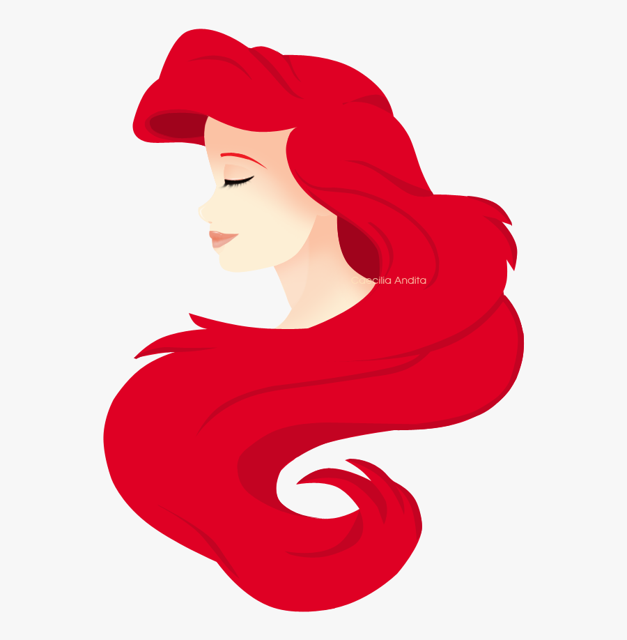 Mermaid Vector Images - Ariel The Little Mermaid Vector, Transparent Clipart