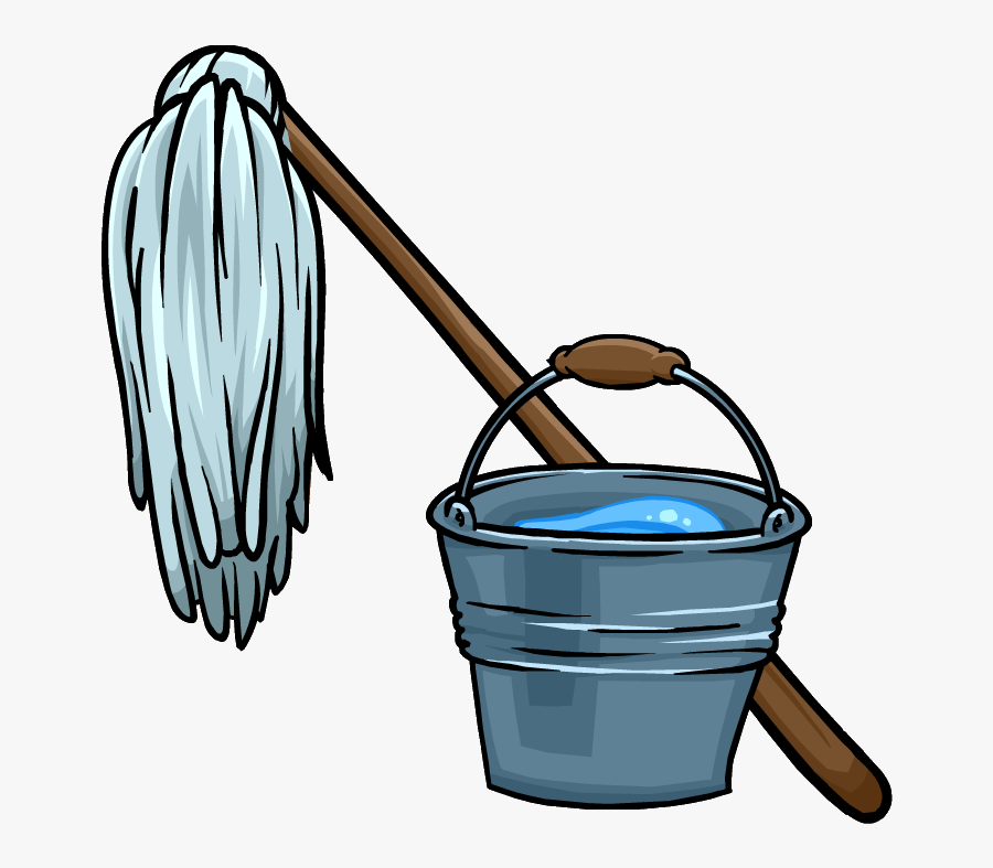 Or Cranks My Tractor - Mop Bucket Clip Art, Transparent Clipart