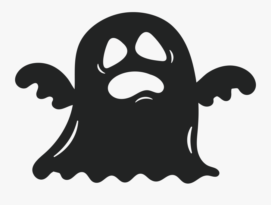 Clip Art Transprent Png Free Download - Cartoon Scary Ghost, Transparent Clipart