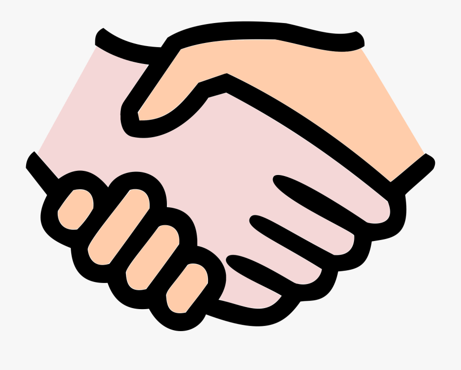 Handshake Clipart Respect Shaking Hands Drawing Easy , Free