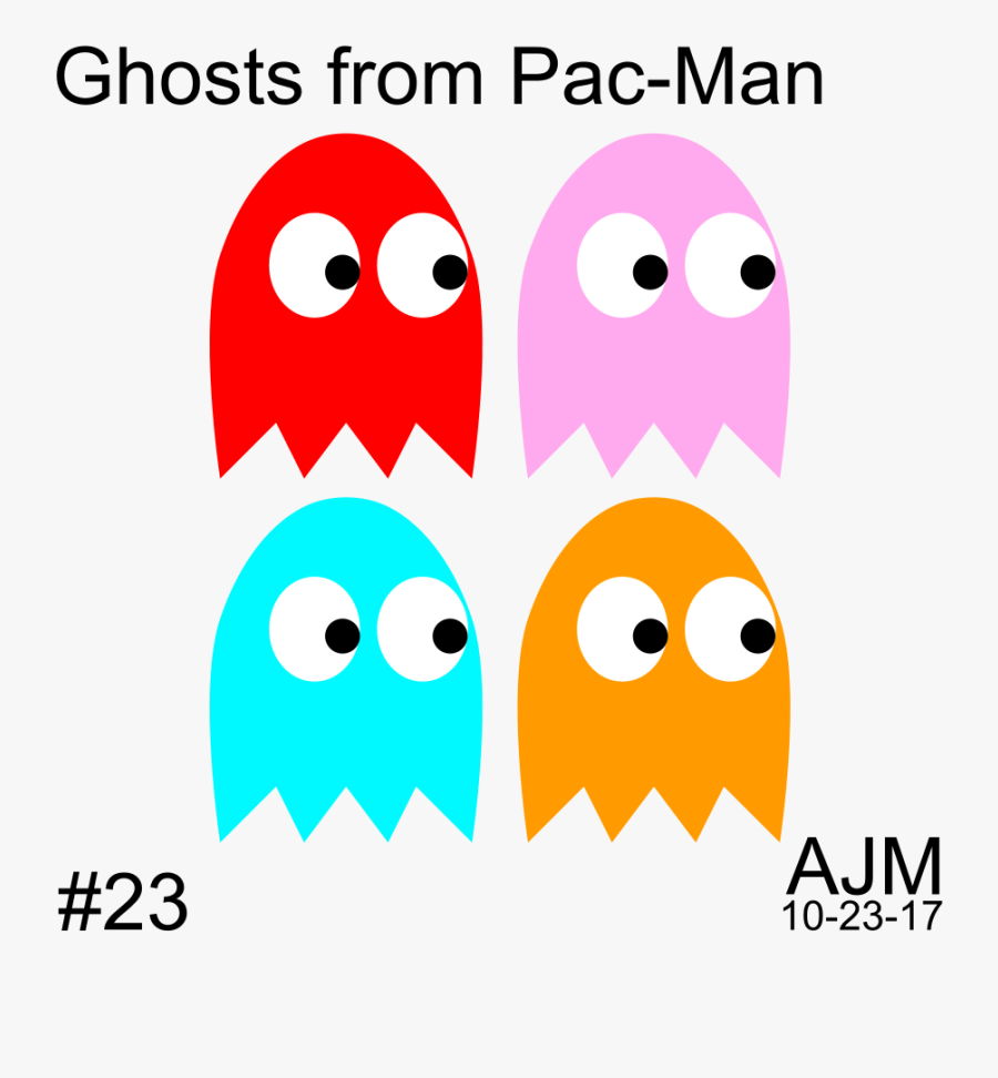 Ghost Clip Art Png Download - Pac Man Ghosts Clip Art, Transparent Clipart