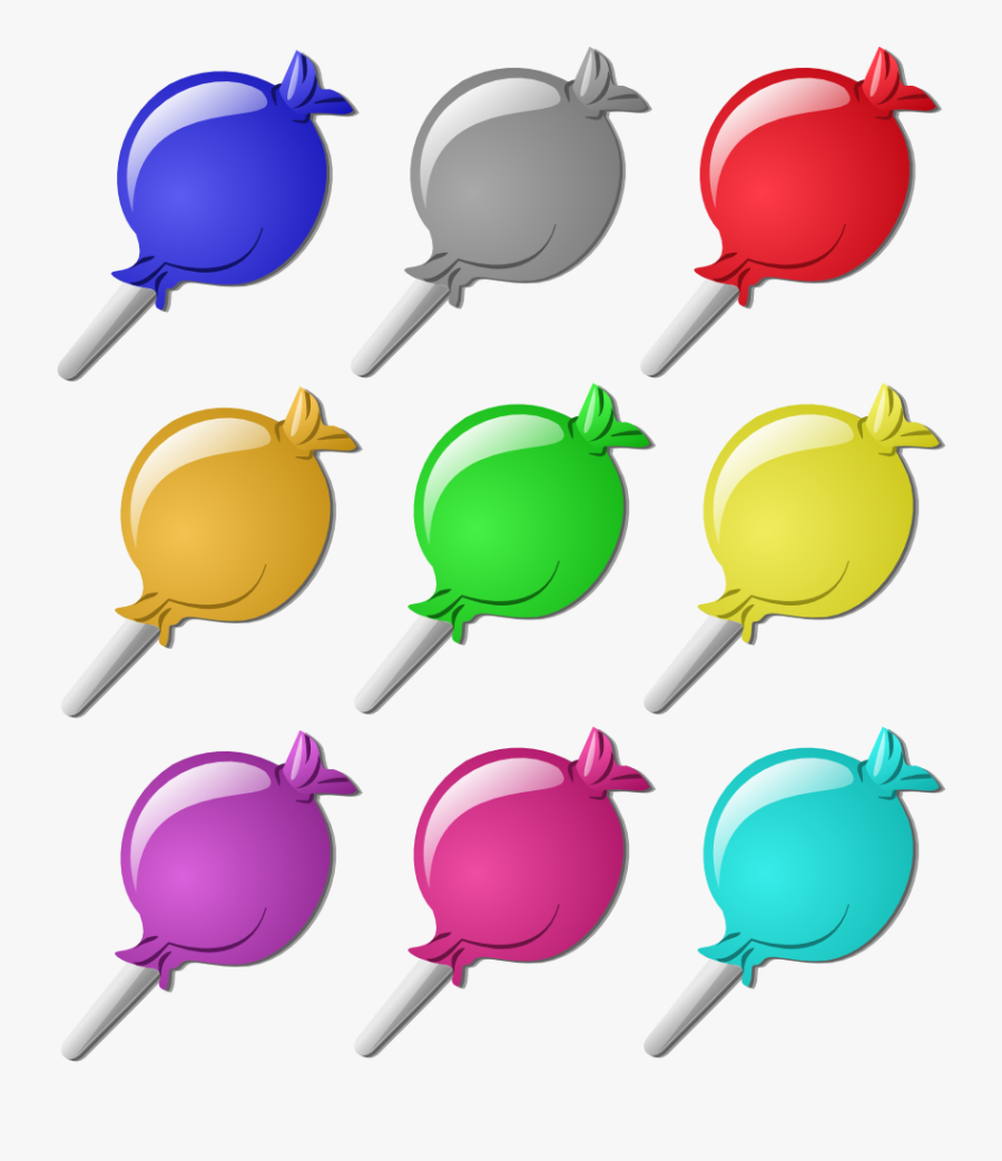Candies Png Clip Arts - Lollipop Clip Art, Transparent Clipart