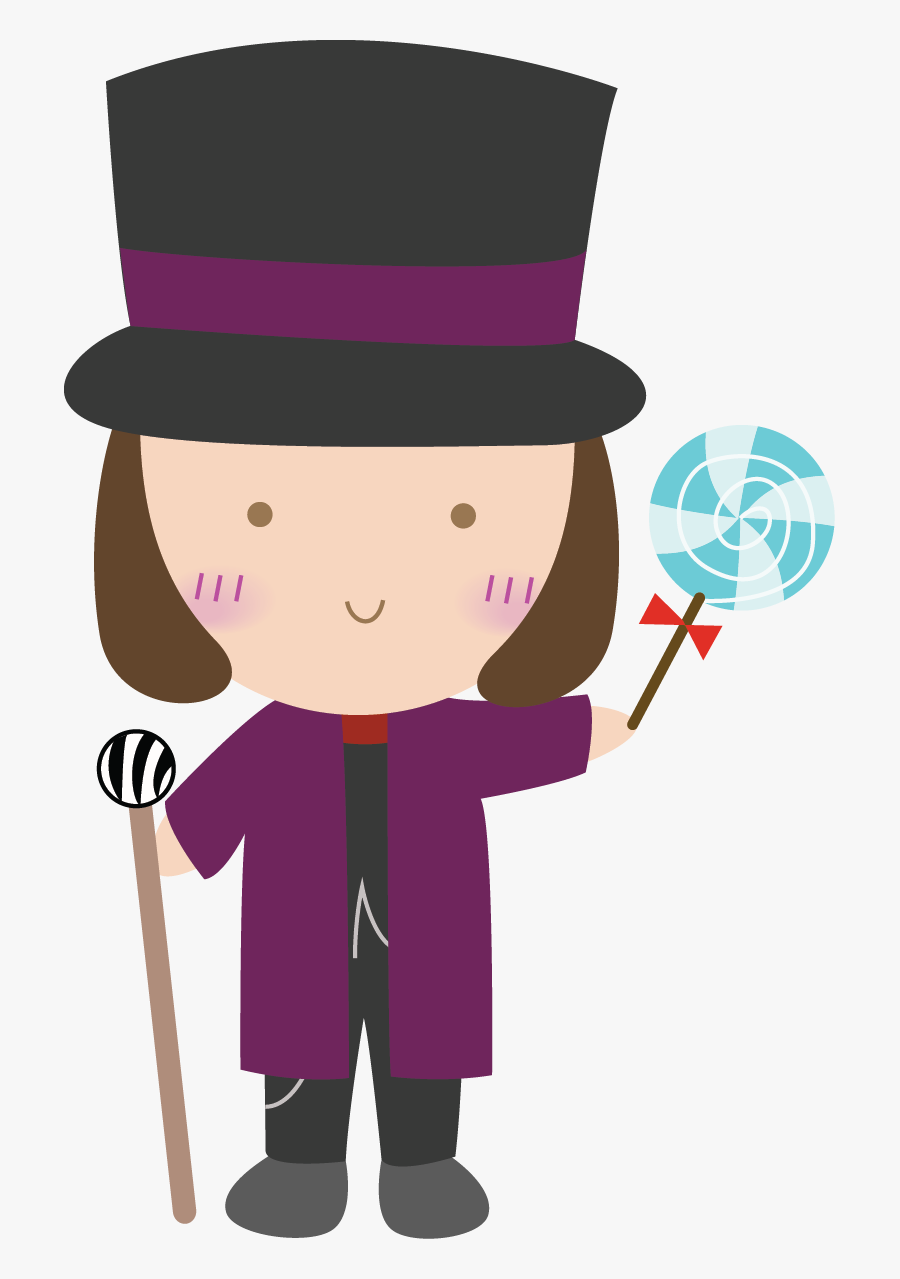 Sweet Clipart Wonka Candy - Charlie And Chocolate Factory Cartoon, Transparent Clipart