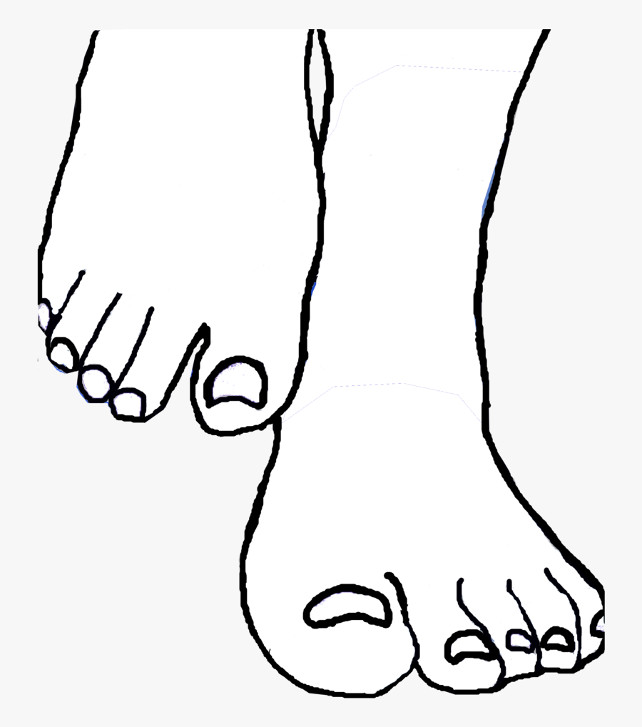 Free Download Clip Art - Foot Clip Art Black And White, Transparent Clipart