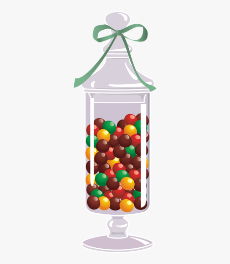 Конфеты, Шоколад - Candy Jar Drawing Png, Transparent Clipart