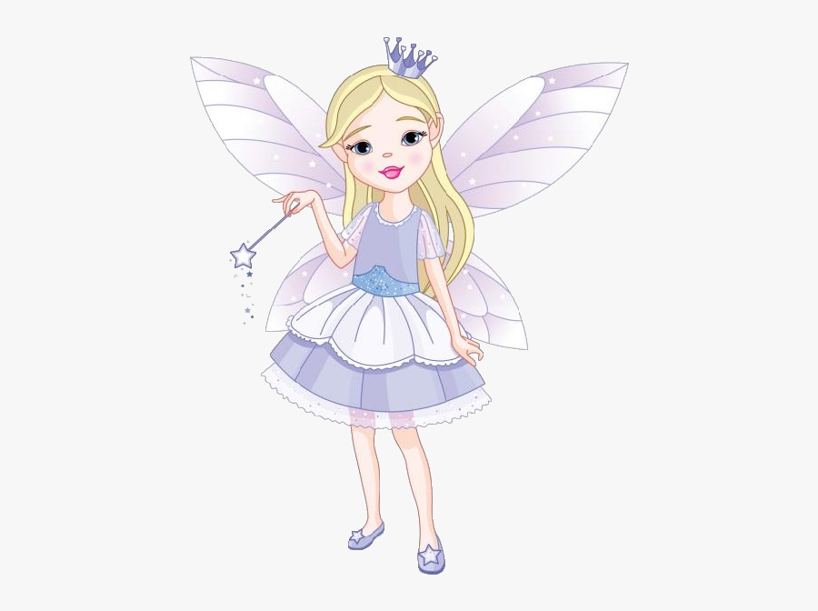 Cute Fairy Clipart - Pretty Fairy Princess, Transparent Clipart