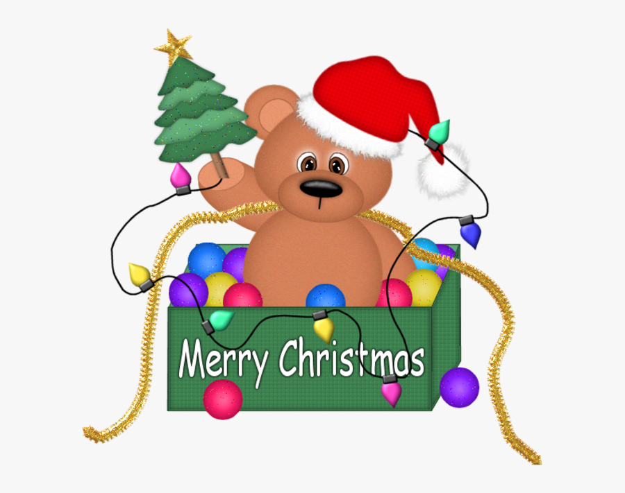 Transparent Christmas Lights Png Images - Clipart Christmas Bear, Transparent Clipart