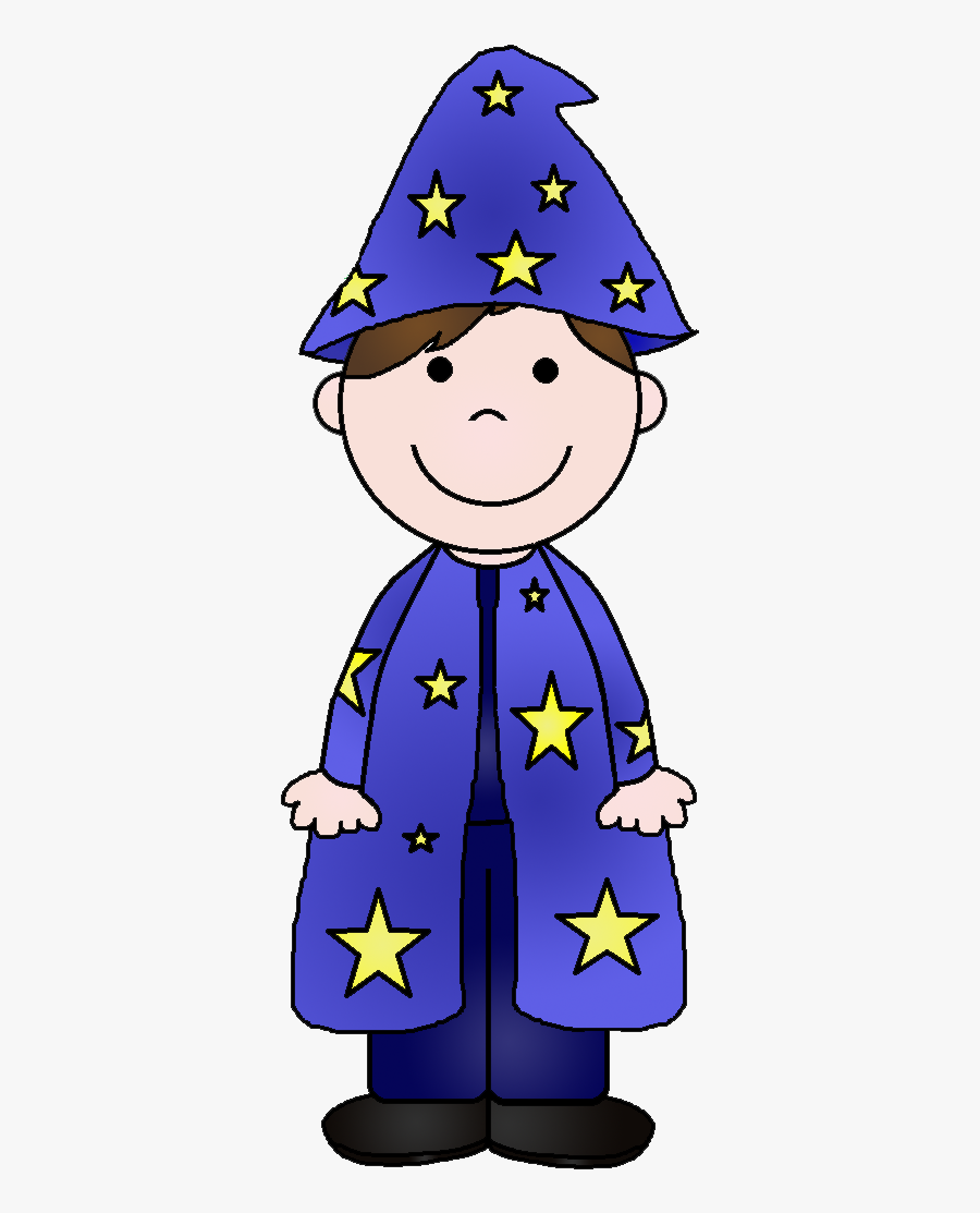 Halloween Fairy Clipart - Kid Wizard Clipart, Transparent Clipart