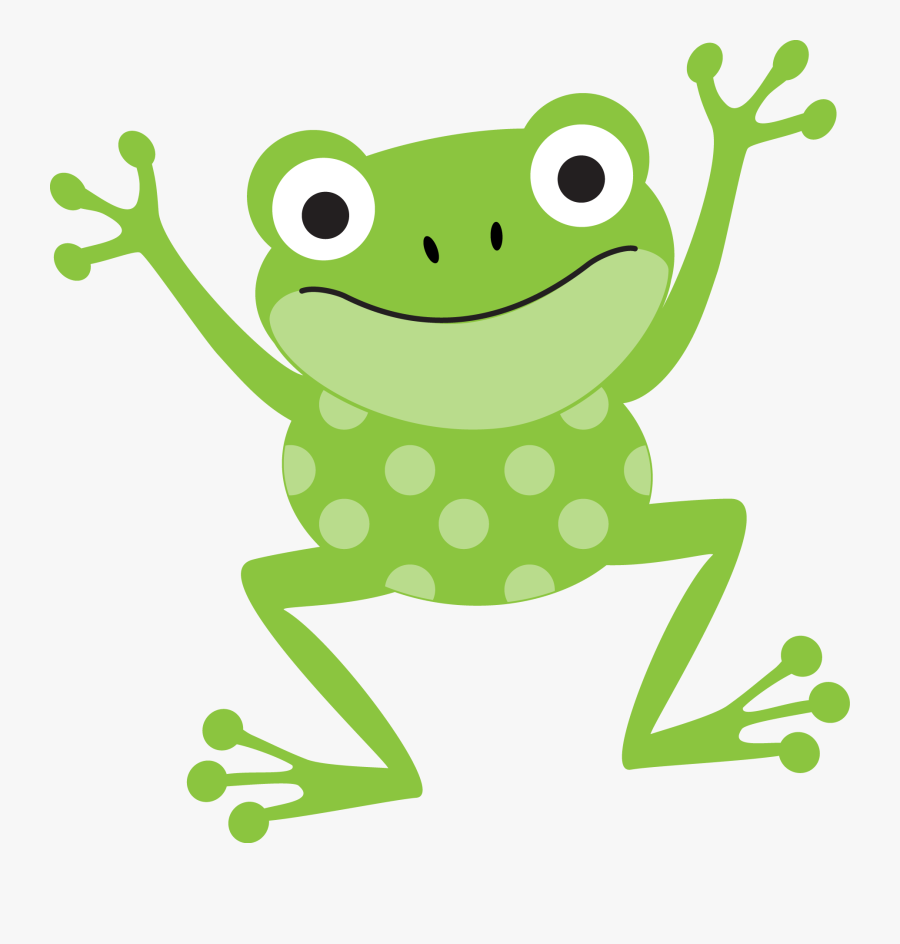Toad Clipart Frog On Log - Cute Frog Clip Art, Transparent Clipart