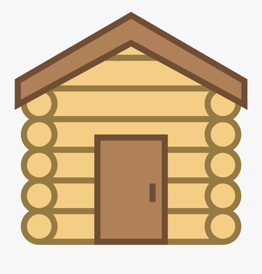 Log Cabin Cliparts - Icon Cottage Png, Transparent Clipart