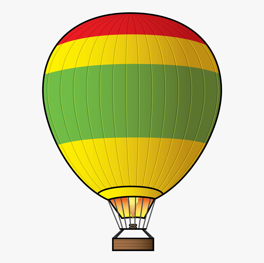 Hot Air Balloon Clip Art At Vector 4 Image - Hot Air Balloon Clipart With Fire, Transparent Clipart