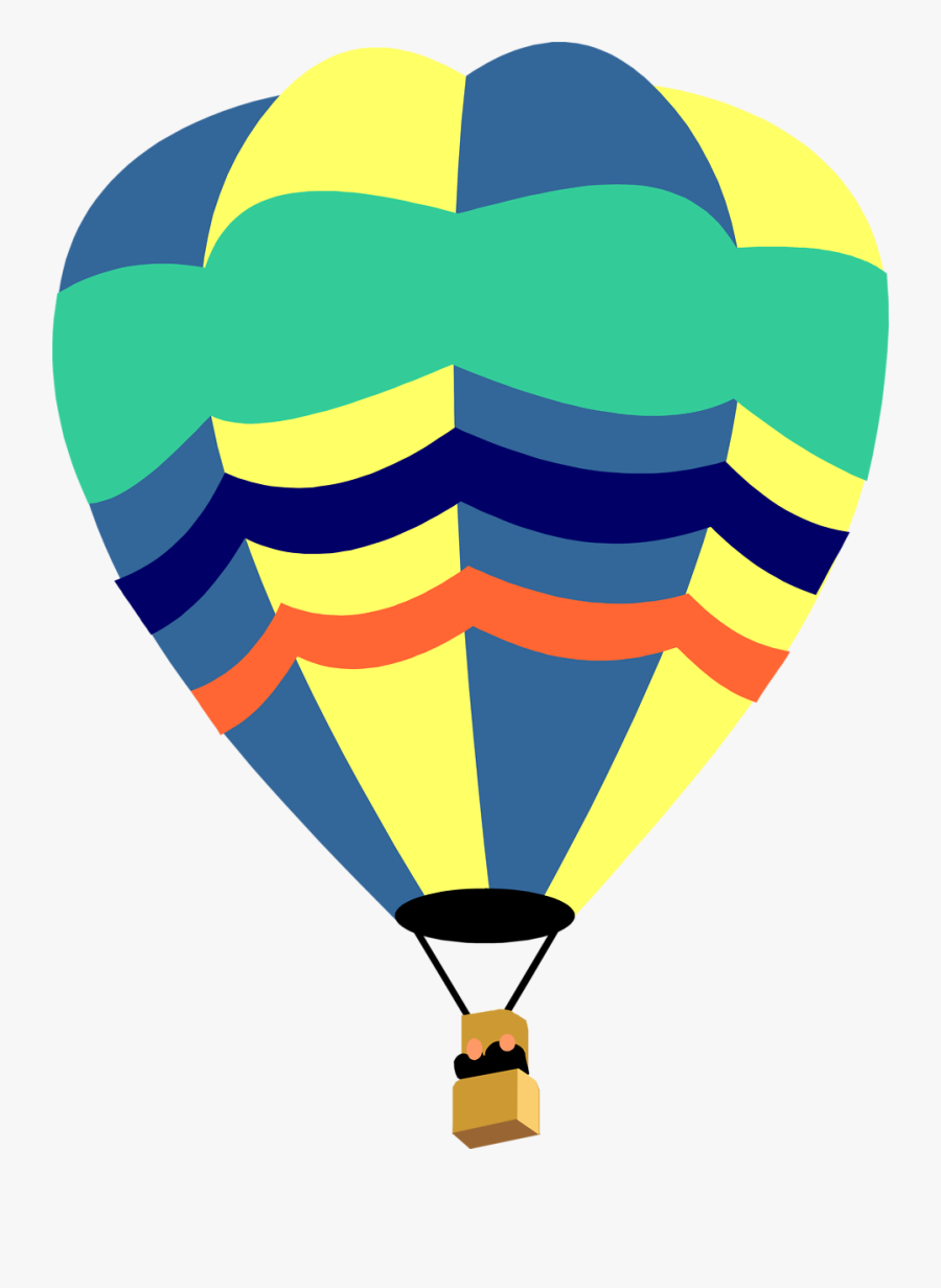 Hot Air Balloon Clip Art Png - Cute Hot Air Balloon Clip Art, Transparent Clipart