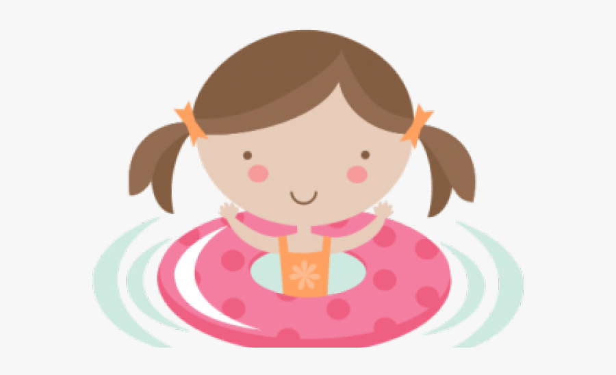 Pool Clipart Scrapbooking - Girl In Pool Clipart, Transparent Clipart