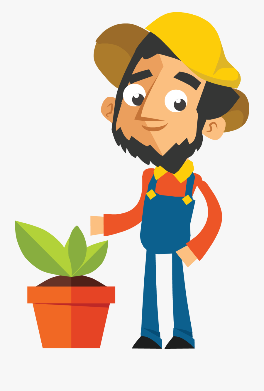 Transparent Animation Clipart Free - Farmer Png, Transparent Clipart