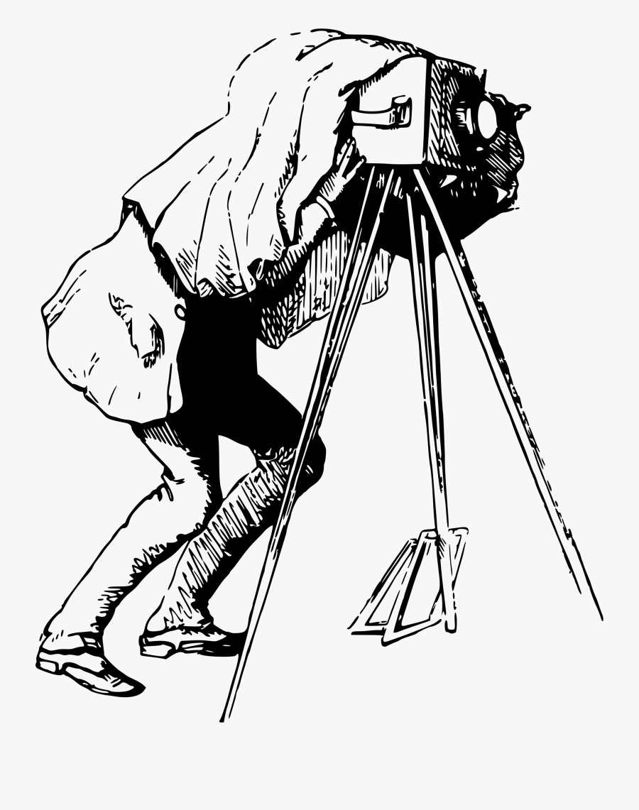 Photographer Drawing Png, Transparent Clipart