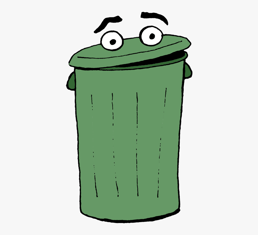Garbage Can Clipart - Trash Can Cartoon Gif , Free Transparent Clipart