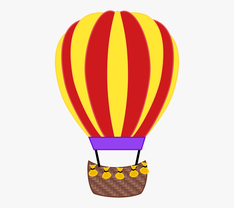 Hot Air Fly Free - Khinh Khí Cầu Png, Transparent Clipart