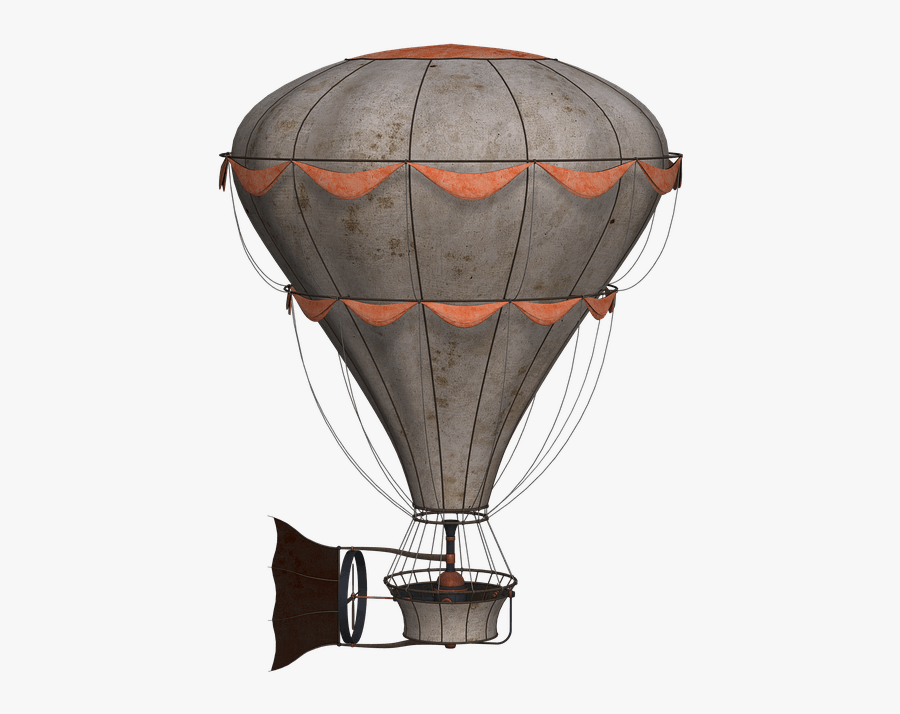 Hot Air Balloon Vintage Clip Arts - Air Balloon Vintage Clipart Png, Transparent Clipart