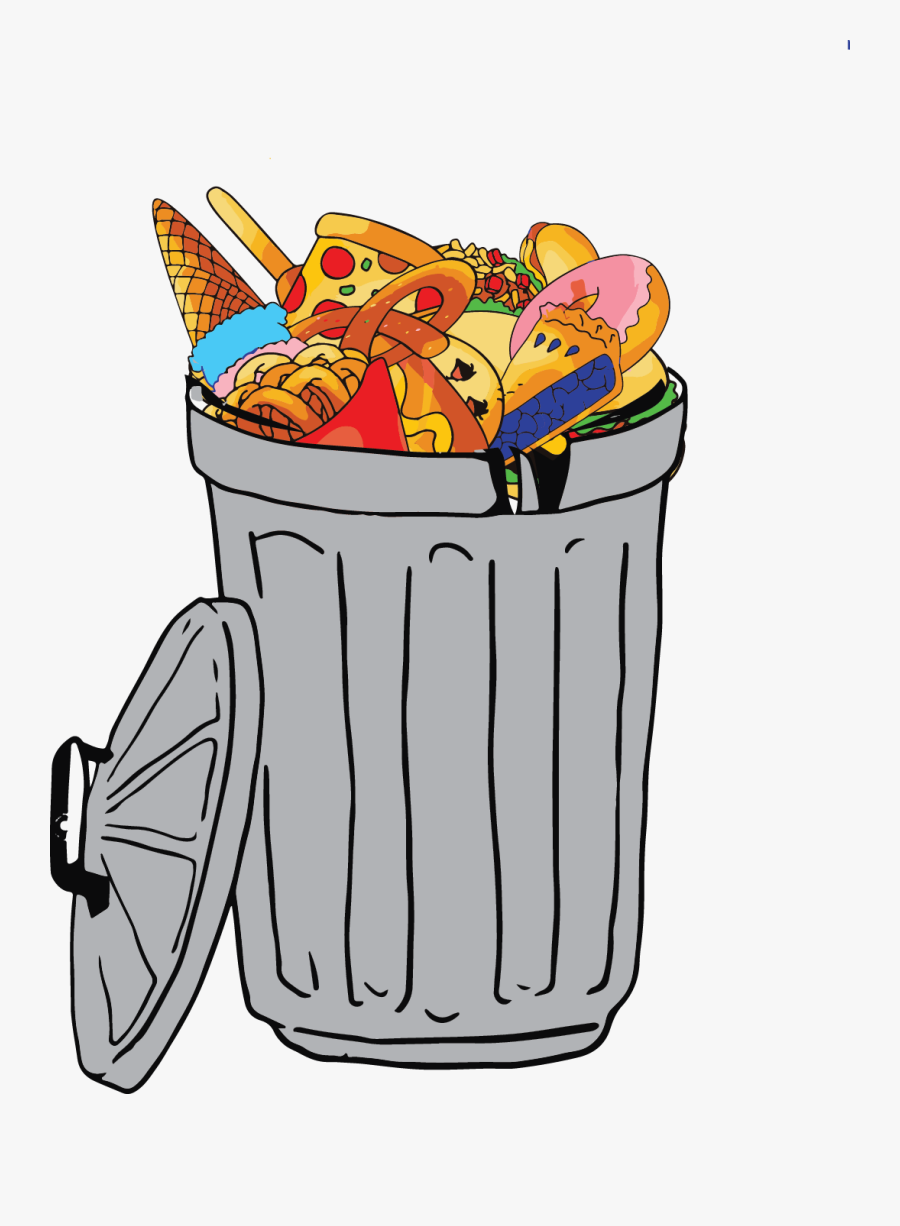 Food Waste Free - Cartoon Food Waste Png, Transparent Clipart