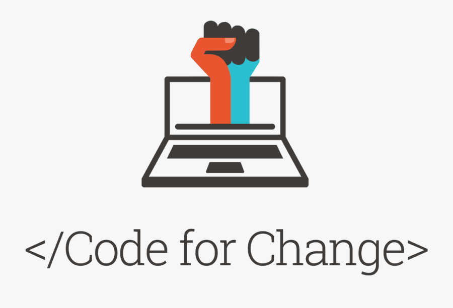 Code For Change Logo - Technology Hackathon Logo, Transparent Clipart