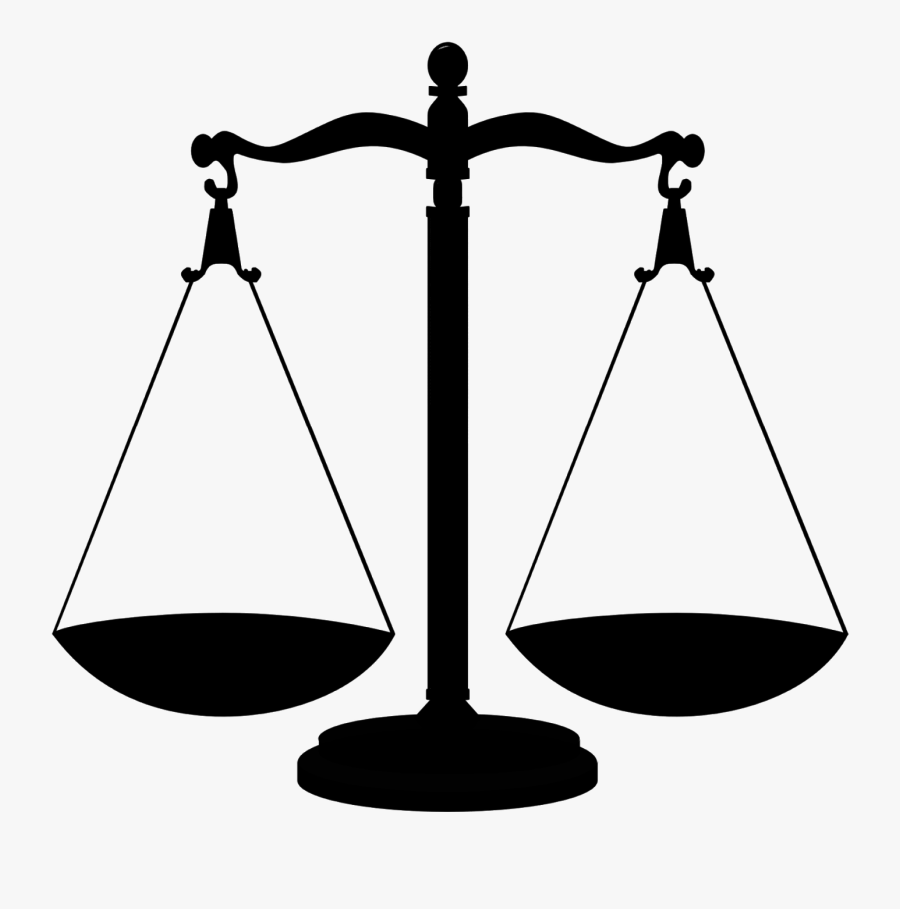 Silhouette Scales Justice Free Picture - Scales Of Justice Gif, Transparent Clipart