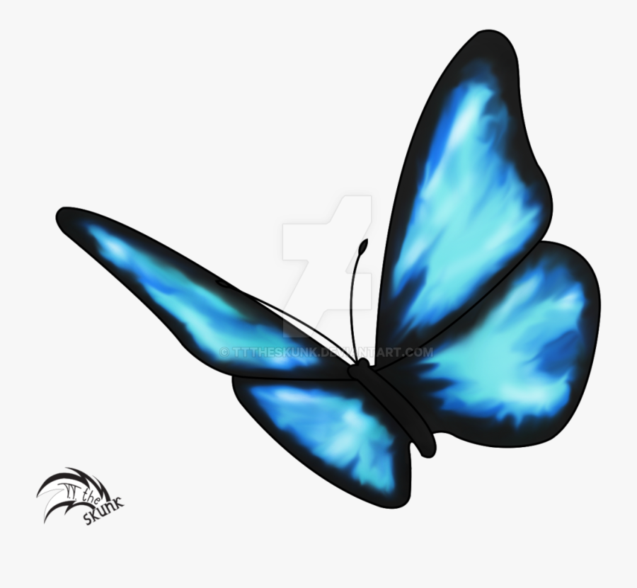 Life Is Strange Clipart Blue Butterfly Tattoo - Butterfly Drawing Life Is Strange, Transparent Clipart