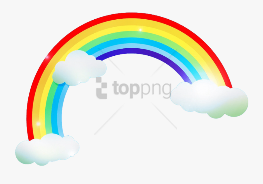 Free Png Rainbows And Clouds Png Png Image With Transparent - Arco Iris Fundo Transparente, Transparent Clipart