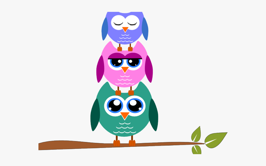 Family Clipart Owls - Transparent Background Owl Clipart, Transparent Clipart