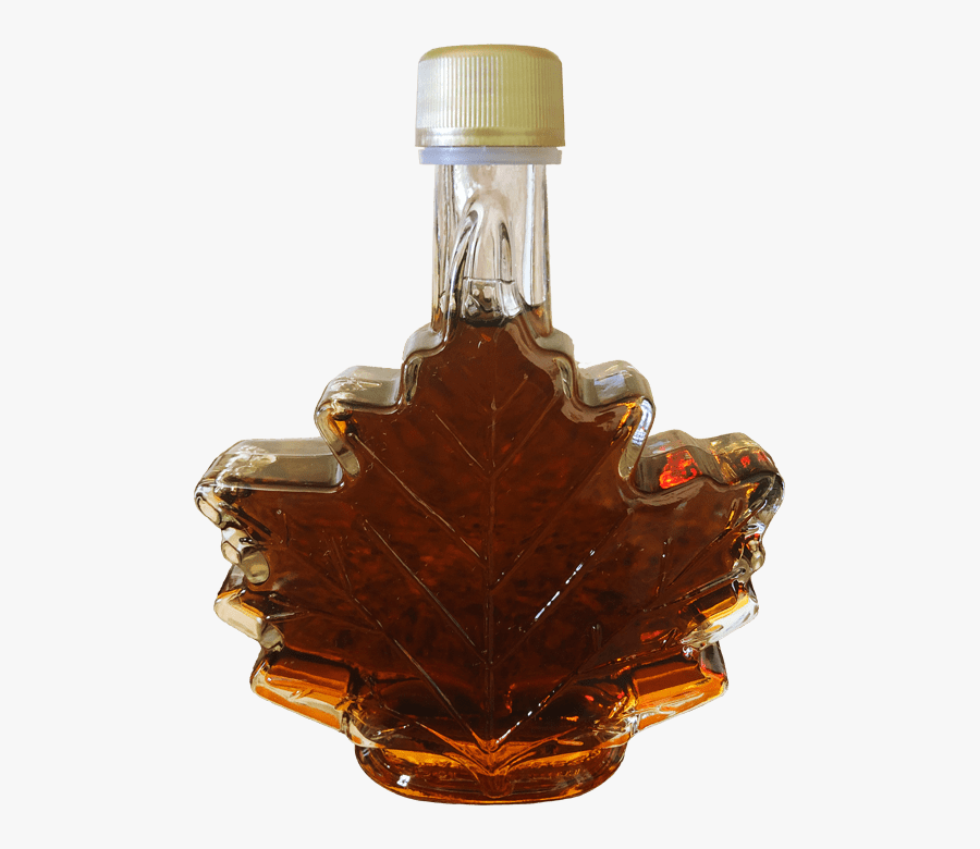 Maple Syrup, Classic Maple Leaf Bottle 250ml - Glass Bottle, Transparent Clipart
