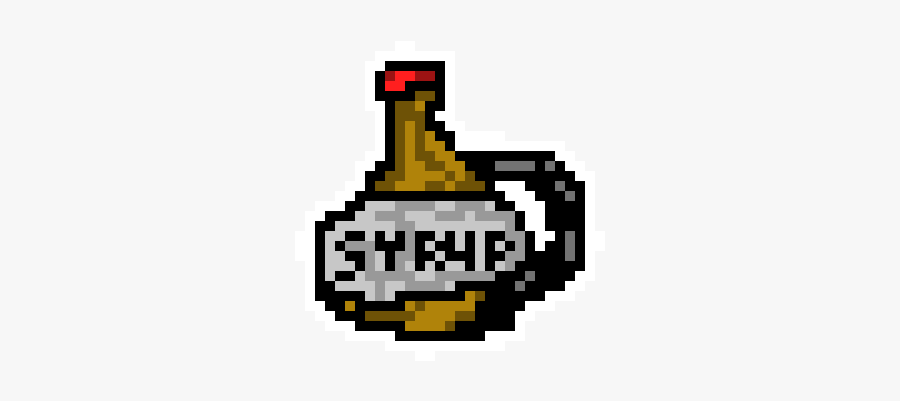Maple Syrup Pixel Art, Transparent Clipart