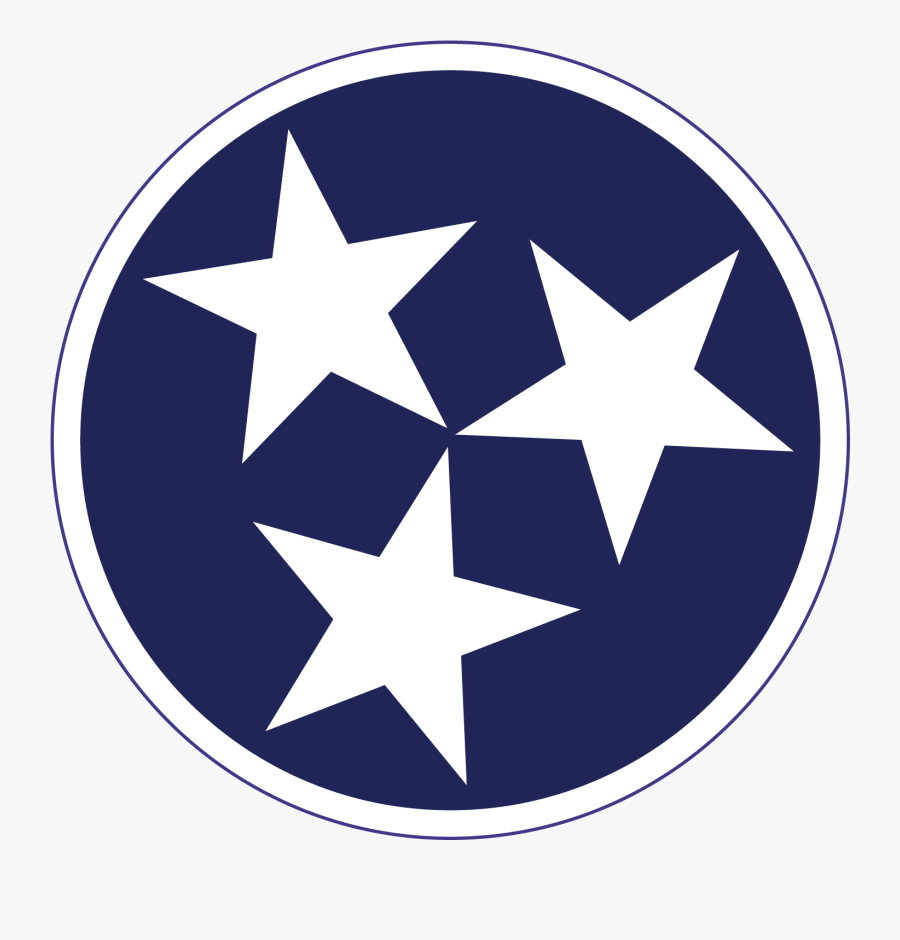 Orange And Black, Tennessee Stars - Tennessee State Flag Circle , Free ...