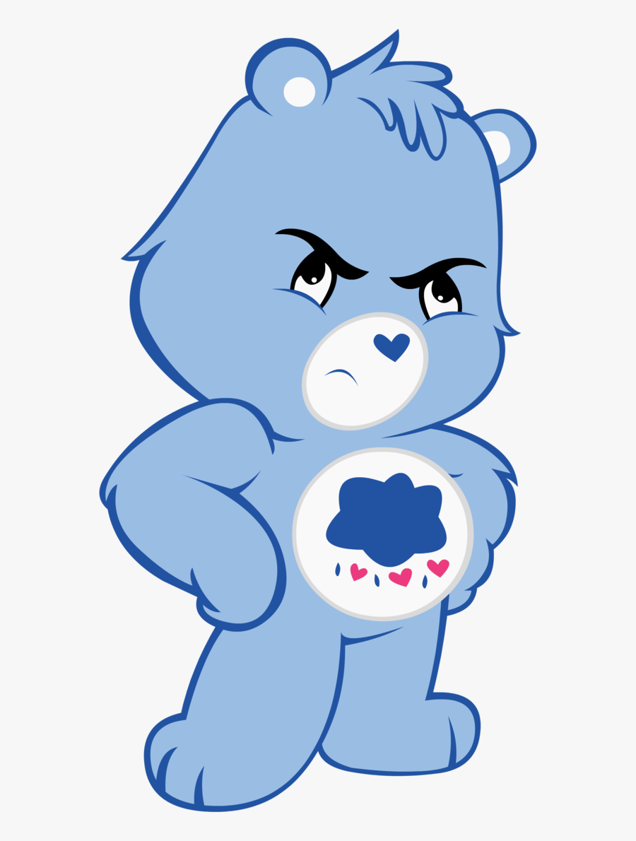 Care Bear Clip Art With Photos Medium Size - Angry Care Bear, Transparent Clipart