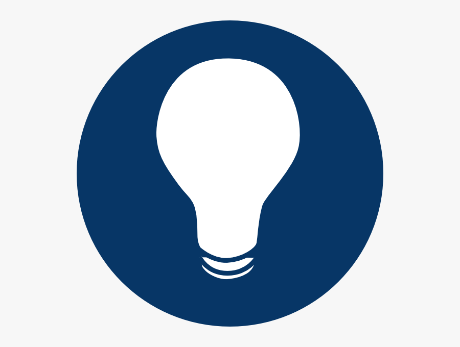 Bulb Clipart Dark Light - Dark Light Bulb Icon, Transparent Clipart